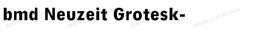 bmd Neuzeit Grotesk字体转换